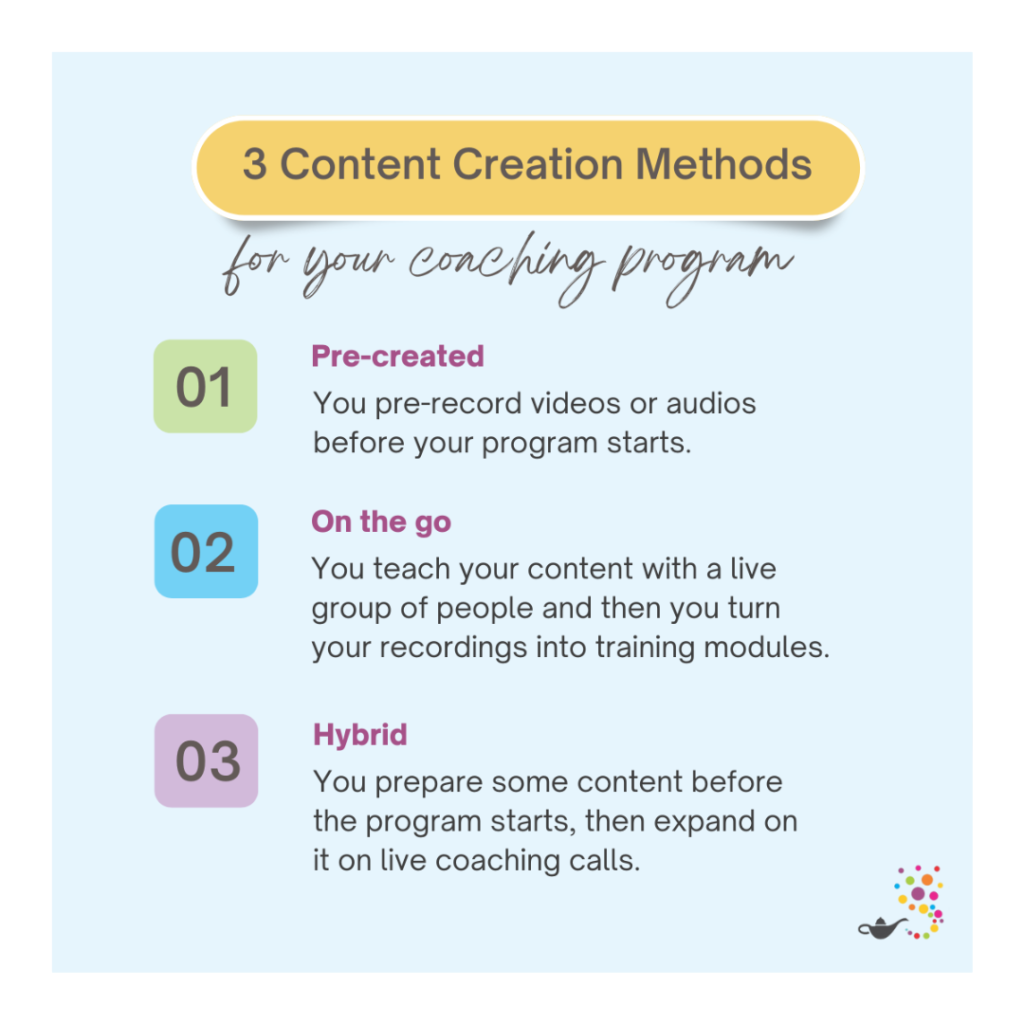 content creation strategies for coaches