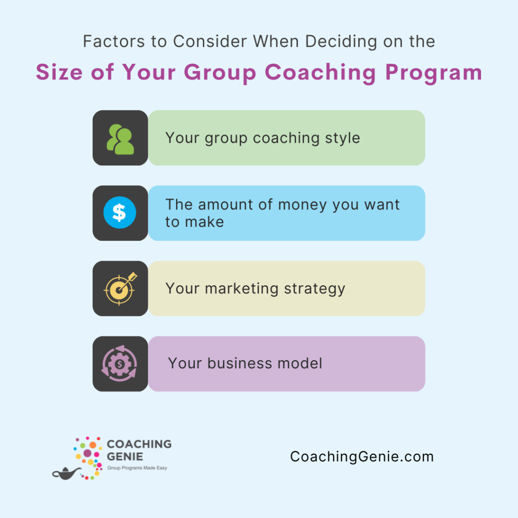 how to structure a group coaching program